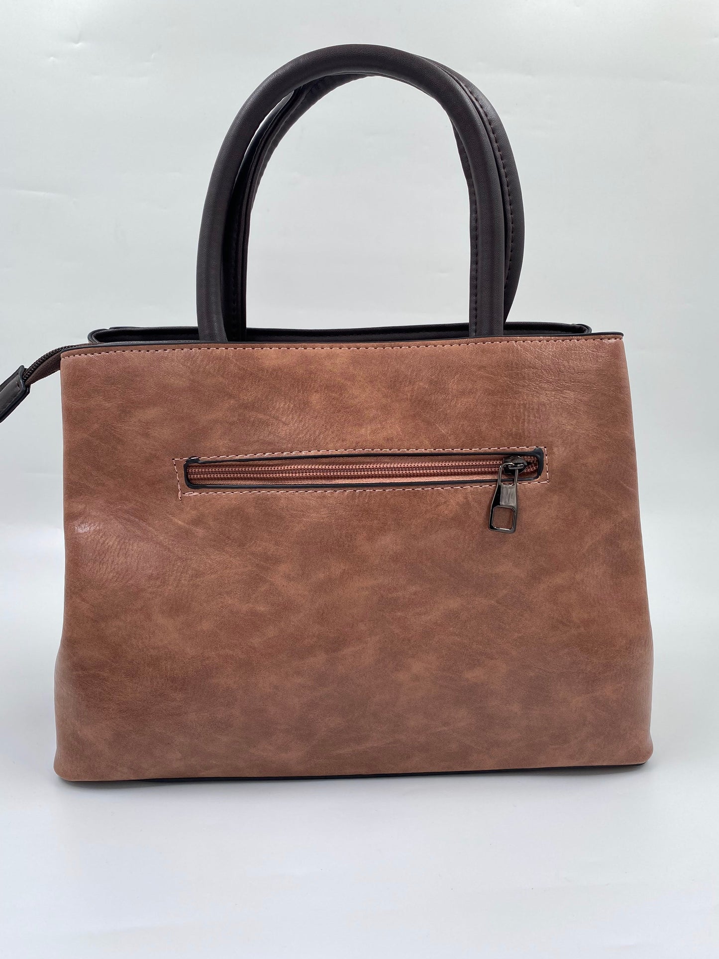 Peach Solid Shoulder Bag