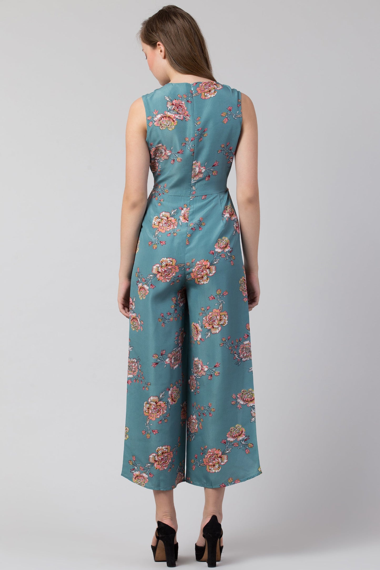 Women Floral Print Jumpsuit