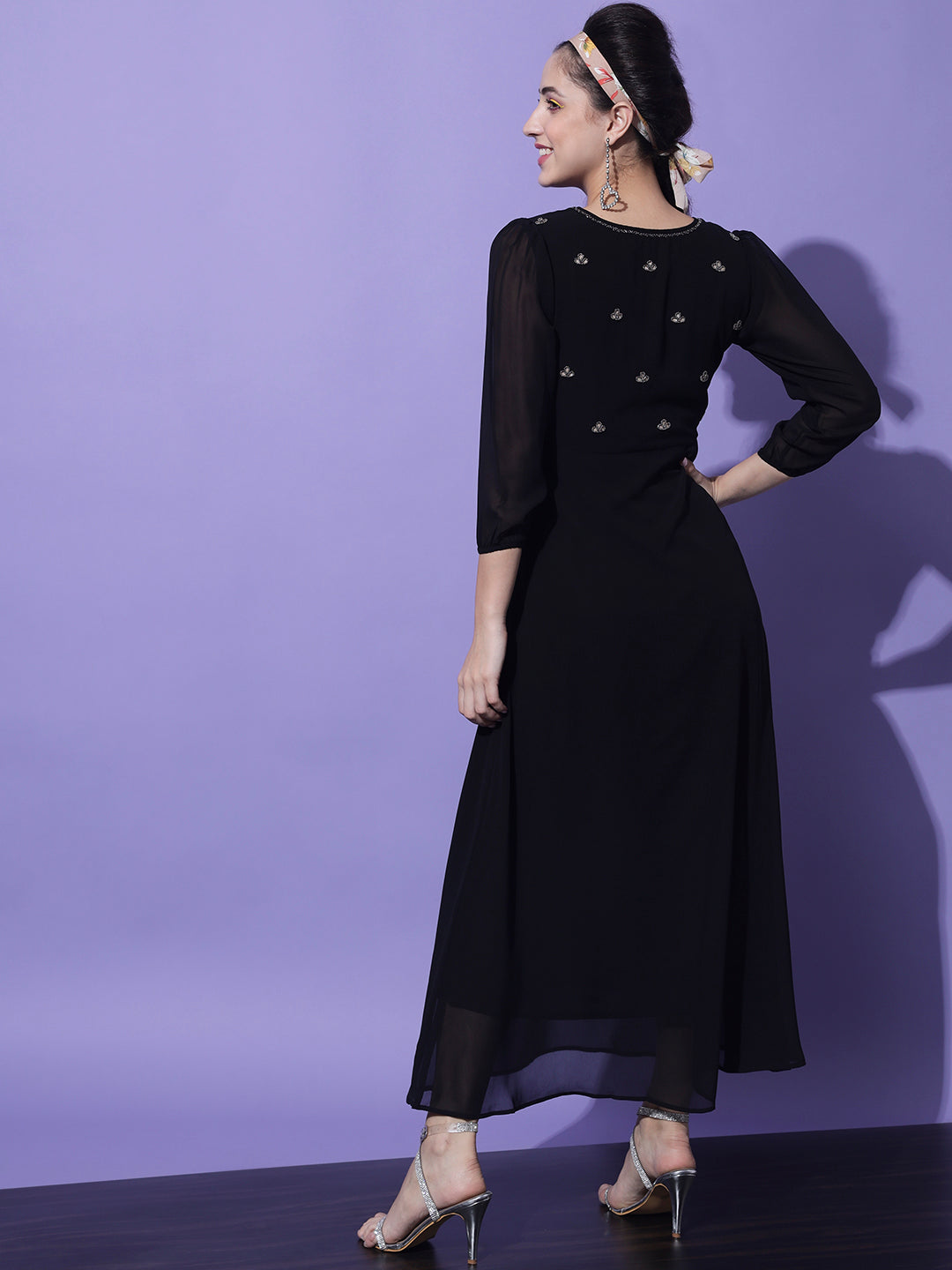 Women A-line BlackDress